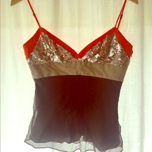 Breezy BCBG dressy tank.  Size small.